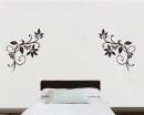 Coupled Floral Vines Decals Modern Wall Art